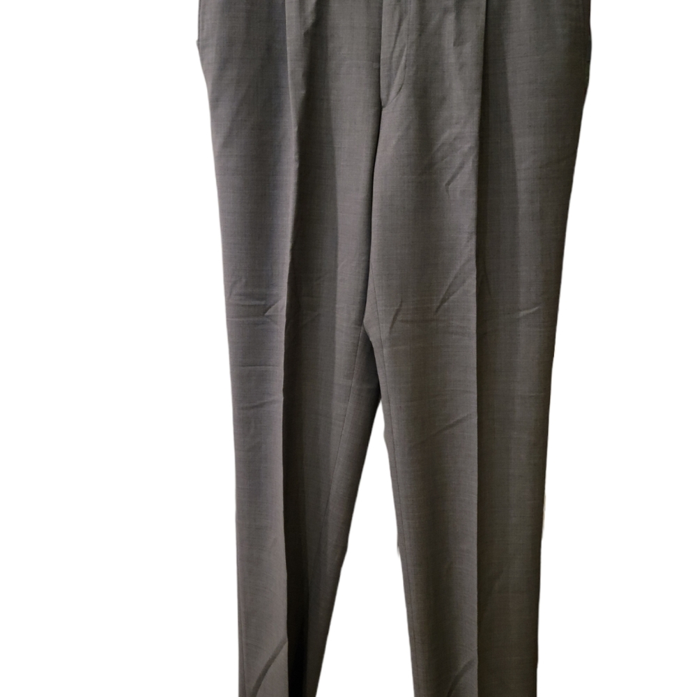 Cremieux NWT Pants 38 Regular Straight Front Pleats Travel Smart  Unhemmed